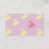 バニーウサギ-ビジネス 名刺 (裏面)