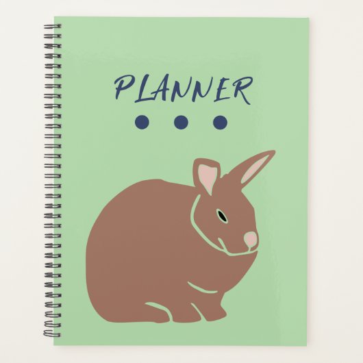 バニーウサギ プランナー手帳 (正面)