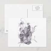 バニーウサギ ポストカード (正面/裏面)