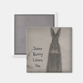 バニーウサギ マグネット (正面/裏面)