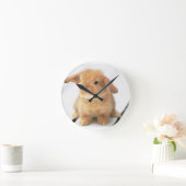 バニーウサギ ラウンド壁時計 (ホーム)