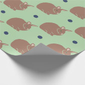 バニーウサギ ラッピングペーパー (角)