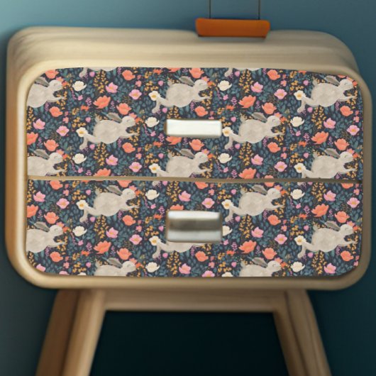 バニーウッドランドコテージコアフローラデクページ 薄葉紙