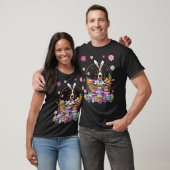 バニーエグリッシュスリンガースパニエル犬ドッグハッピーイースターデイ Tシャツ (ユニセックス)