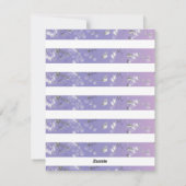 バニーエレガントハッピーイースターデイホリデーカード シーズンカード (裏面)