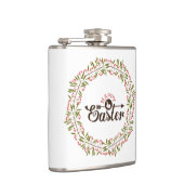 バニーカラフル付きラウンドフローラリース フラスク (右)