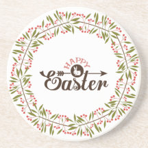 バニーカラフル付き可愛い丸リース