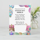 バニーカラフル格言&エッグスイースターブランチ 招待状 (スタンド正面)