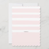 バニーカードが付いているイースター写真 招待状 (裏面)