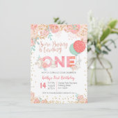 バニーガーデン春誕生日パーティーの招待 招待状 (スタンド正面)