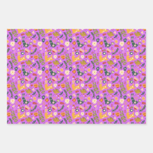 バニーガーデン ラッピングペーパーシート (正面)