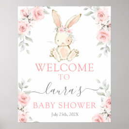 バニーガールウェルカムサイン ポスター