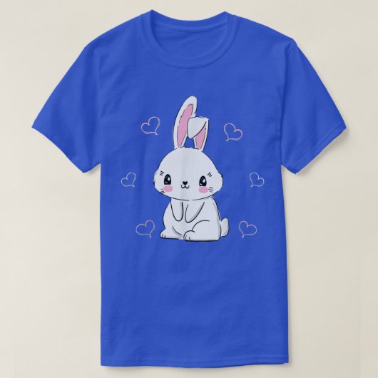 バニーガールズウィメンズキュートラビット Tシャツ (デザイン正面)