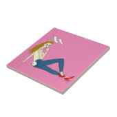 バニーガールセラミックタイル タイル (側面)