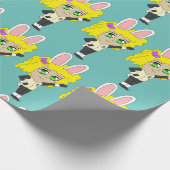 バニーガールチビ（小さくかわいく書いた感じ） ラッピングペーパー (角)