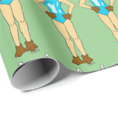 バニーガールボタン ラッピングペーパー (ロールコーナー)