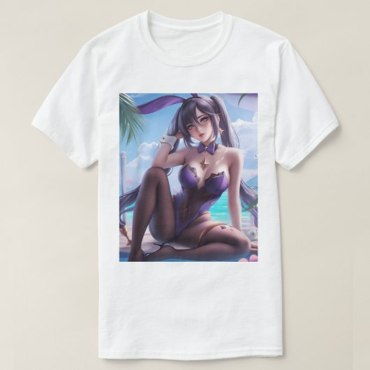 バニーガールモナ44 Tシャツ (デザイン正面)