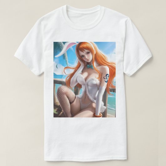 バニーガール奈美97 Tシャツ (デザイン正面)