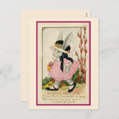 バニーガール復活祭はがき シーズンポストカード (正面/裏面)