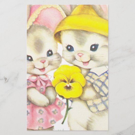 バニーガール+ボーイ 便箋 (正面)