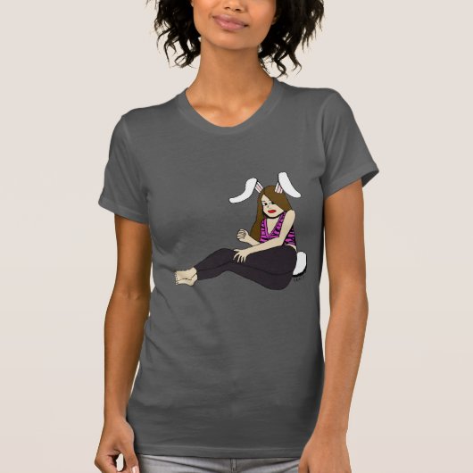 バニーガール Tシャツ (正面)