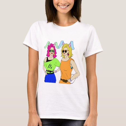 バニーガールTシャツ Tシャツ (正面)