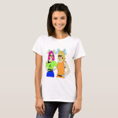 バニーガールTシャツ Tシャツ (正面フル)