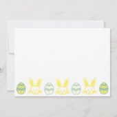 バニーキス&イースターウィッシュ誕生日 招待状 (裏面)