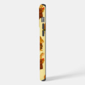 バニーキャラクターパターン水彩スタイル iPhoneケース (左側面)