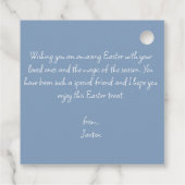 バニークレストメッセージカード フェイバータグ (裏面)