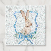 バニークレストメッセージカード フェイバータグ (正面)