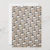 バニーコテージイースターエッグ狩りパーティの招待状 招待状 (裏面)