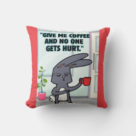 バニーコーヒー引用文 クッション