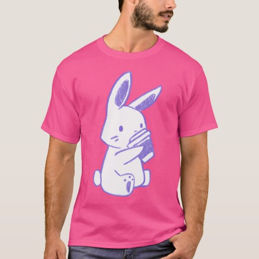 バニーコーヒー(パープル) Tシャツ (正面)