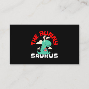 バニーサウルスイースターバニー恐竜のかわいいかわいい 名刺