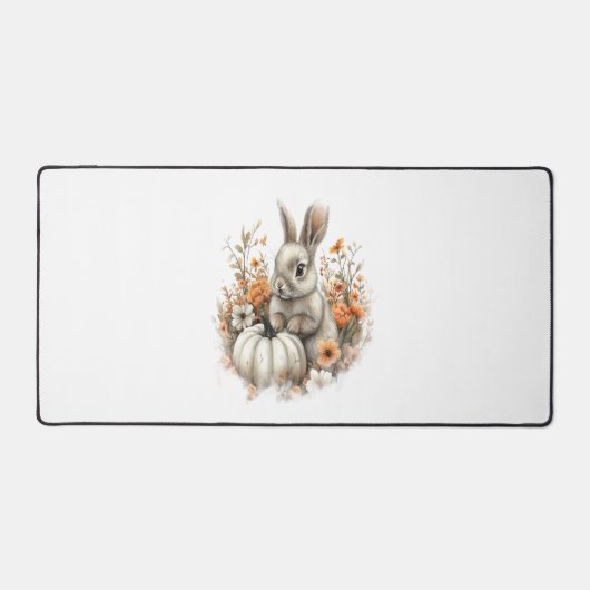 バニーシャツカントリーカボチャ デスクマット (正面)