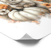 バニーシャツカントリーカボチャ ポスター (角)