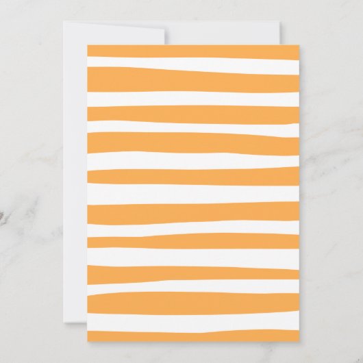 バニーシャワー 招待状 (裏面)