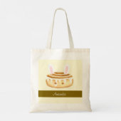 バニースイートデザートシナモンパン トートバッグ (裏面)