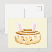 バニースイートデザートシナモンパン ポストカード (正面/裏面)