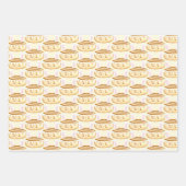 バニースイートデザートシナモンパン ラッピングペーパーシート (正面2)