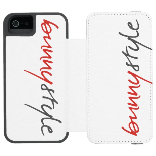 バニースタイル – レザーiPhoneケースを呼吸 Incipio iPhoneウォレットケース (フォリオ Open)
