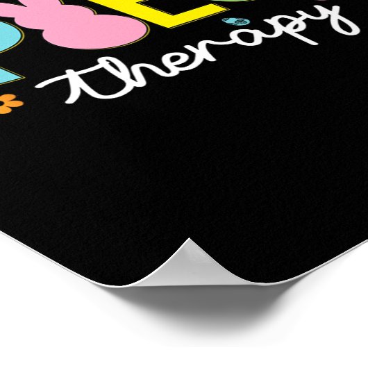 バニースピーチセラピストSlpイースターデイスピーチテラ ポスター (角)