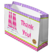 バニースリッパーズパジャマ&パンケーキ誕生日パーティー ラージペーパーバッグ (裏面アングル)