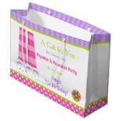 バニースリッパーズパジャマ&パンケーキ誕生日パーティー ラージペーパーバッグ (正面アングル)