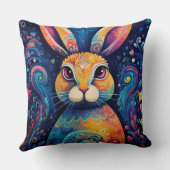 バニースワールとハートブルー クッション (裏面)