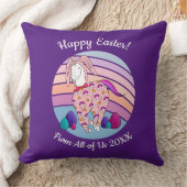 バニースーツのキッズイースターバニーユニコーンBunnicorn クッション (ブランケット)