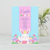 バニーズイースターパーティの招待状 招待状 (スタンド正面)