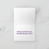 バニーズウィズデイジーイースター シーズンカード (内部)