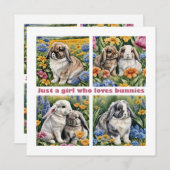 バニーズカードが大好きな女の子 (正面/裏面)